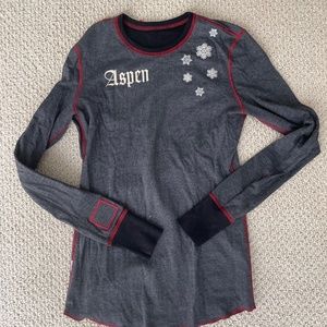 Reversible aspen apres top
